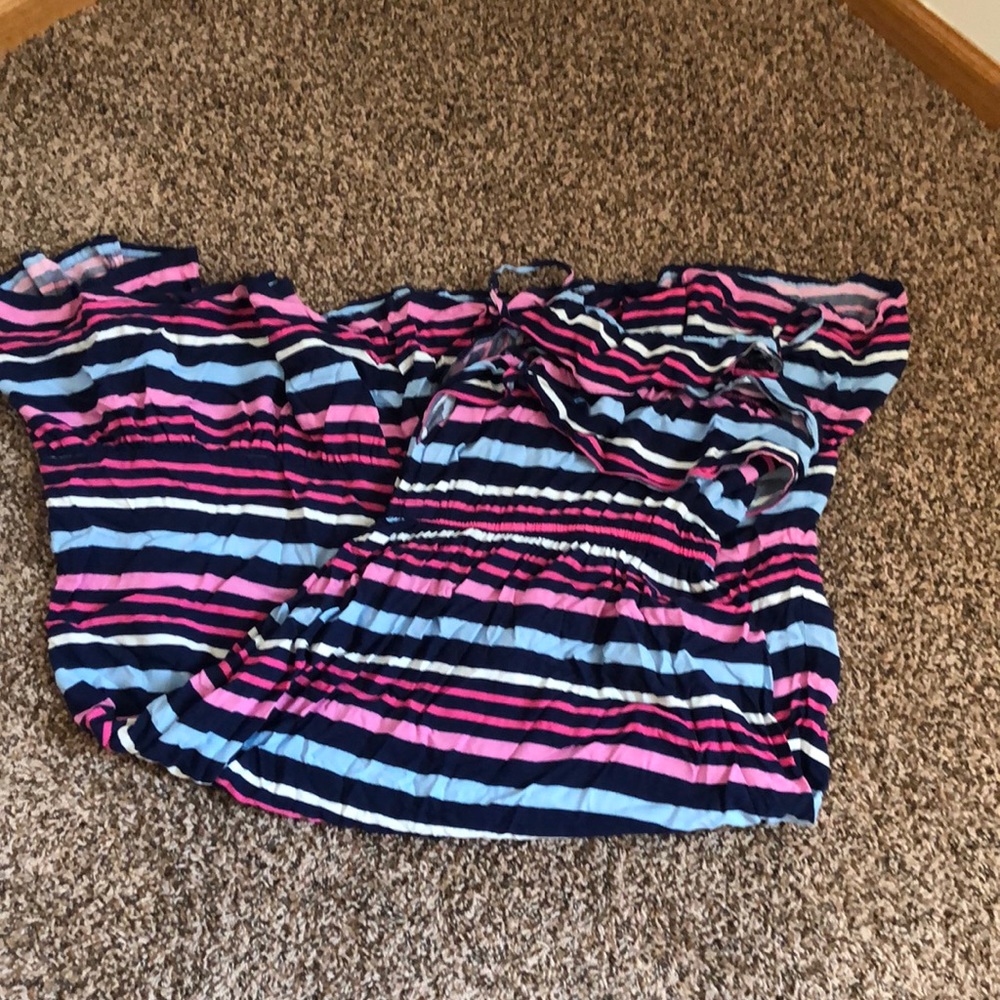 Girls Stripped Maxi Dress
